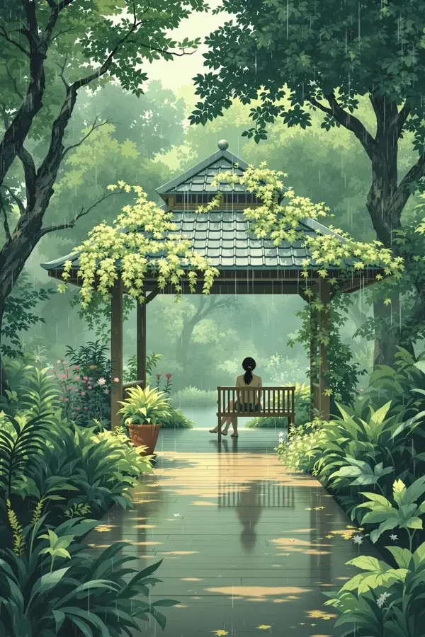 言叶之庭 电影海报